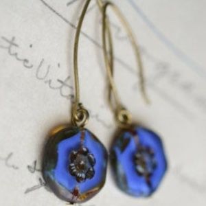 Blue Antique Earrings